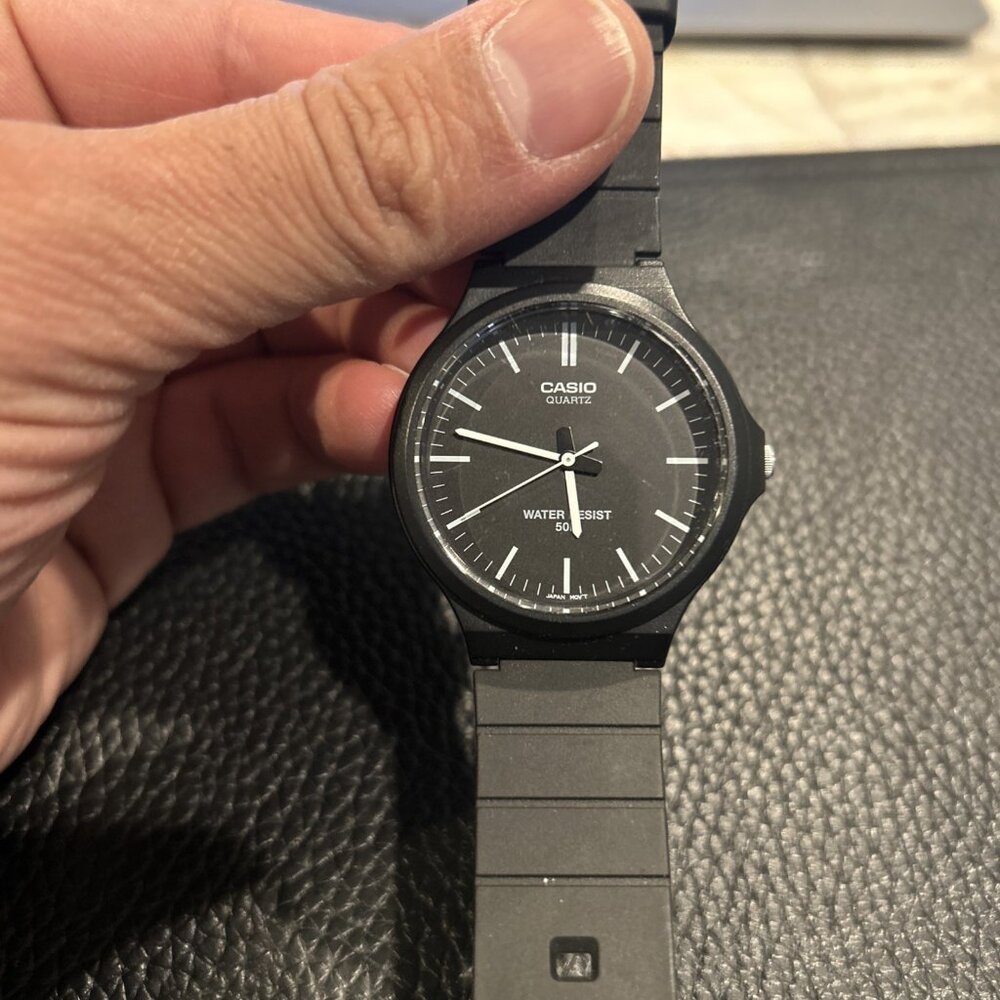 Casio Unisex MW-240-1EVCF Classic Analog Display Quartz Black 44mm Watch